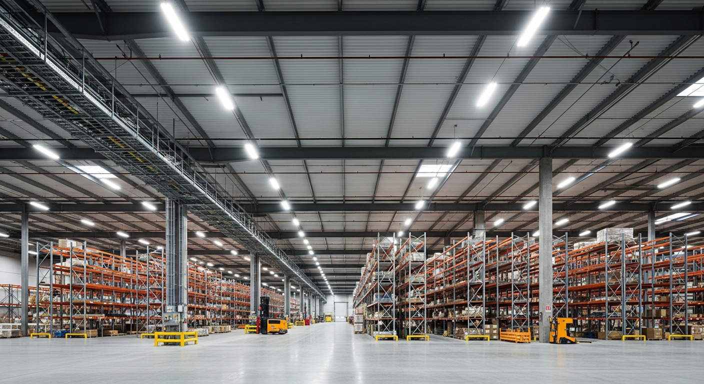 Gewerbehalle Elektrifizierung